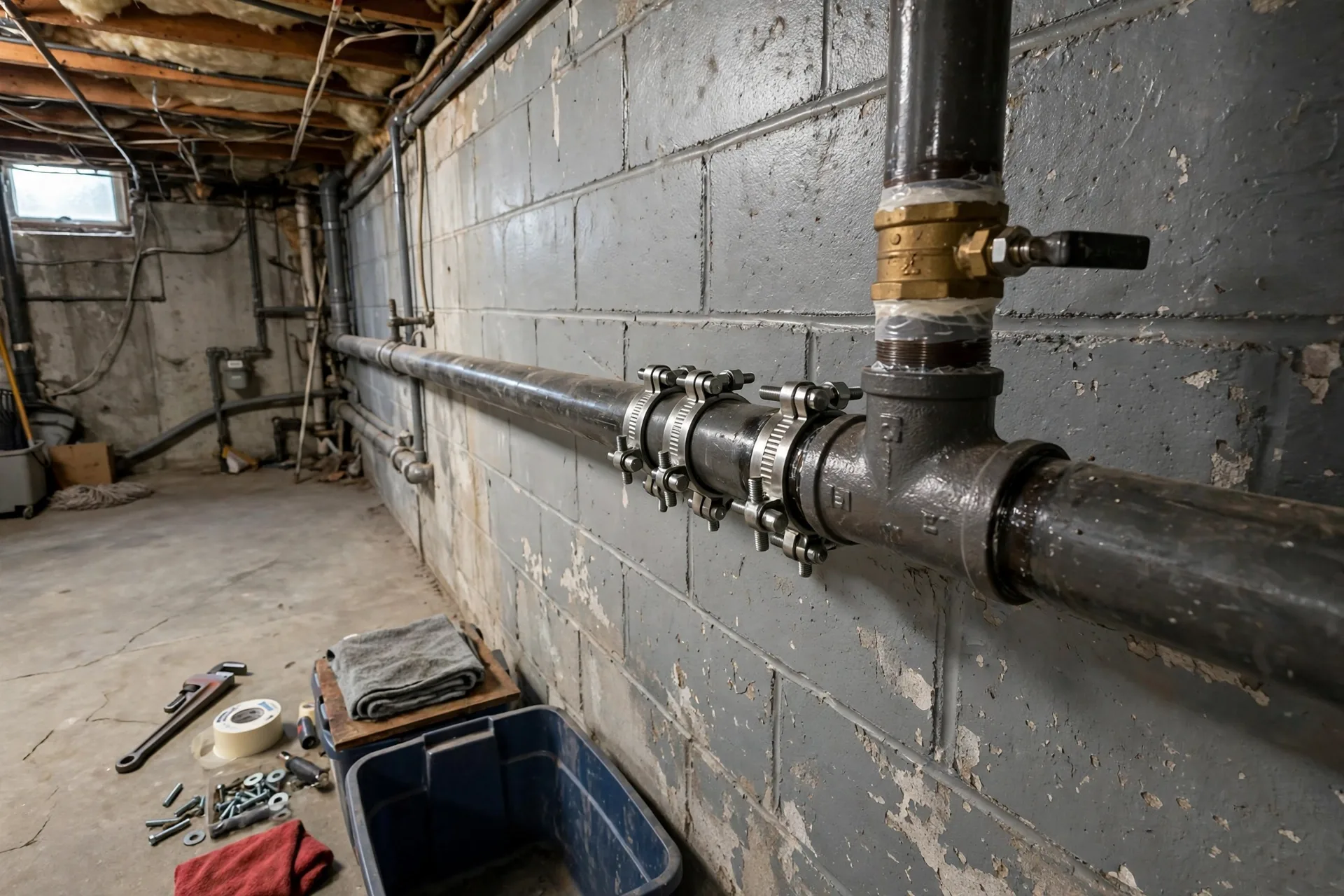 Emergency Plumbing —  Burst Pipe Repair in Somerset by Bowie Plumbing Company