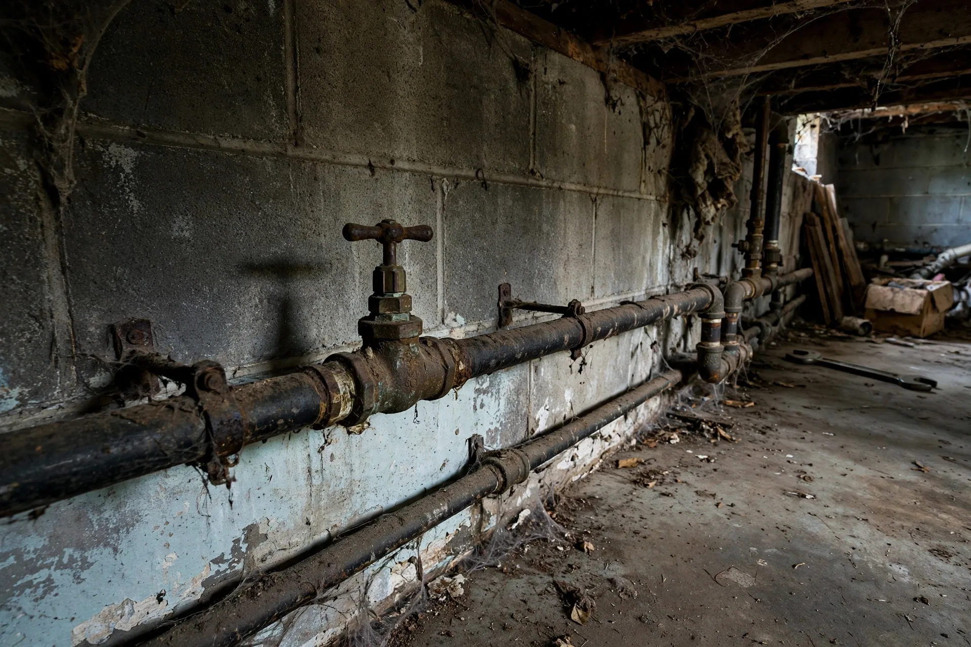 Before photo,  Gas Line Repair and Installation in Tulip Grove, by Bowie Plumbing Company